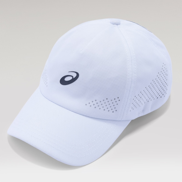 Boné Adulto Asics Atoalhado Tennis Aba Curva | Cor: BRANCO | Tamanho: único