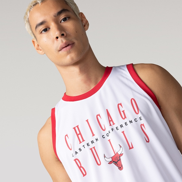 Camiseta Regata Conference Bulls NBA Masculina | Cor: BRANCO | Tamanho: M