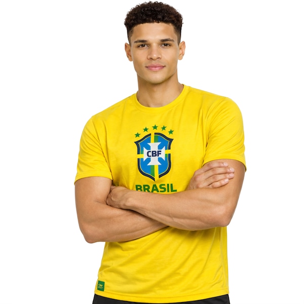 Camiseta Seleção do Brasil Casual CBF 26/27 Masculina