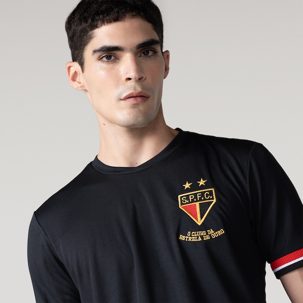 Camiseta São Paulo Futebol Clube Jacquard Masculina
