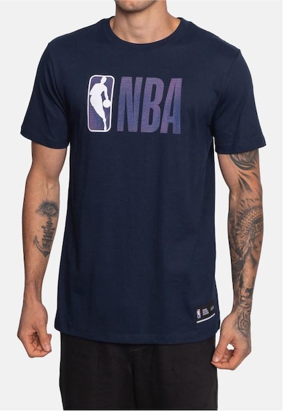 Camiseta NBA Layers Logom Masculina