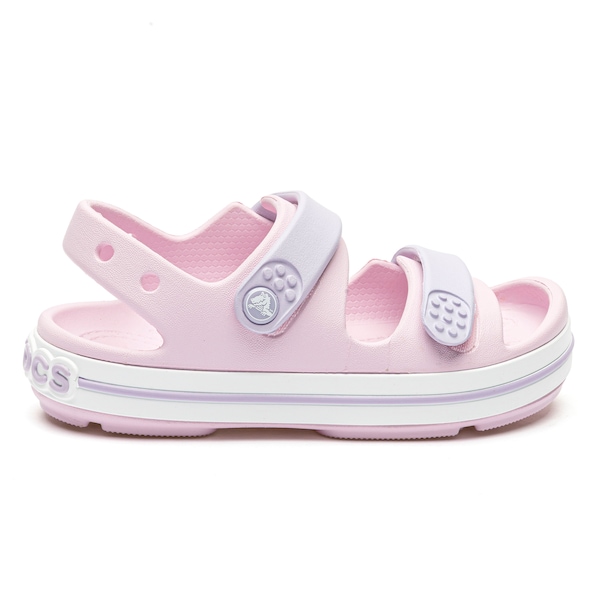 Vista 2 Sandália Infantil Crocs Crocband Cruiser Sandal ROSA Crocs ROSA