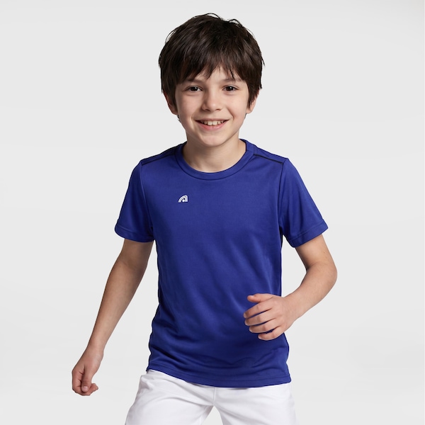 Camiseta Manga Curta Adams Lisa Dry Infantil | Cor: AZUL ESCURO | Tamanho: 8