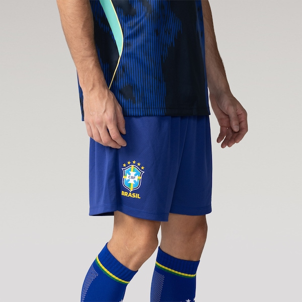 Calção da Seleção do Brasil CBF 26/27 Masculino | Cor: AZUL ESCURO | Tamanho: P