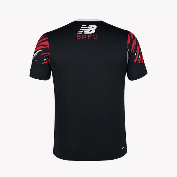 Vista 3 CAMISA MASC NB PRE JOGO SPFC 2026 New Balance BRANCO/VERMELHO New Balance BRANCO/VERMELHO