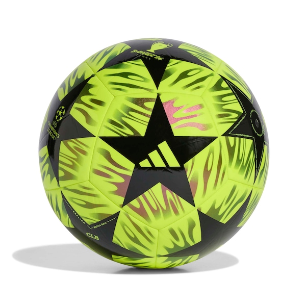 Bola adidas UEFA Champions League Final Club | Cor: AMARELO/PRETO | Tamanho: 5