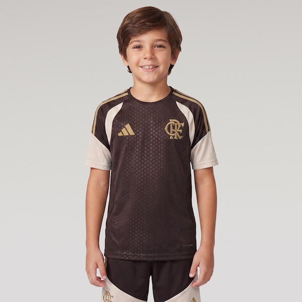 Camisa do Flamengo Treino Atleta 26/27 adidas Infantil