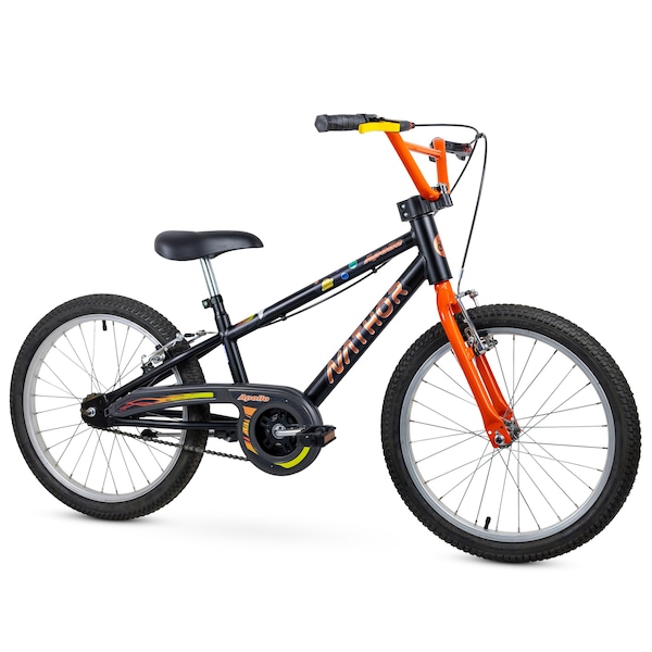 Bicicleta Nathor Aro 20 Apollo - Infantil | Cor: LARANJA/PRETO | Tamanho: único