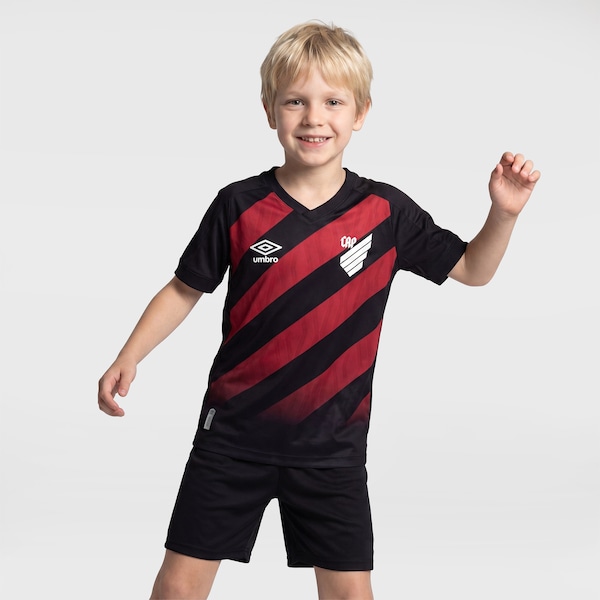 Camisa do Athletico Paranaense I 26/27 Torcedor Umbro Infantil