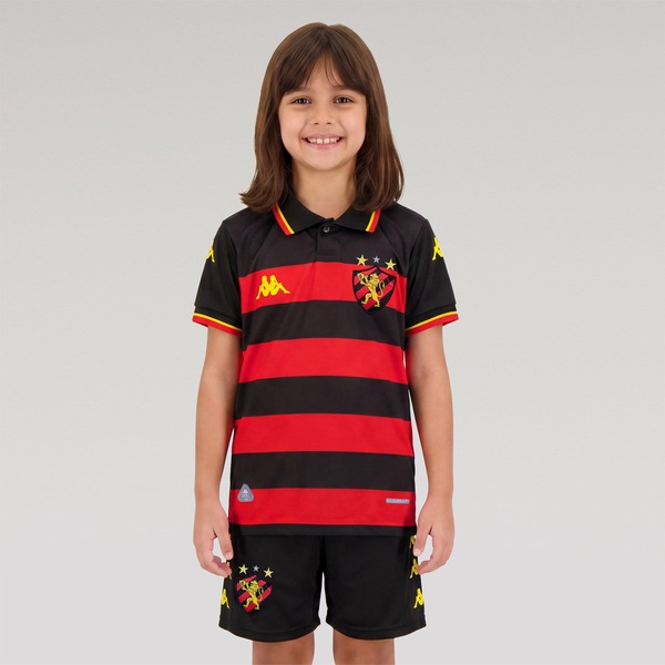 Camisa do Sport CIub do Recife I 26/27 Kappa Torcedor Infantil