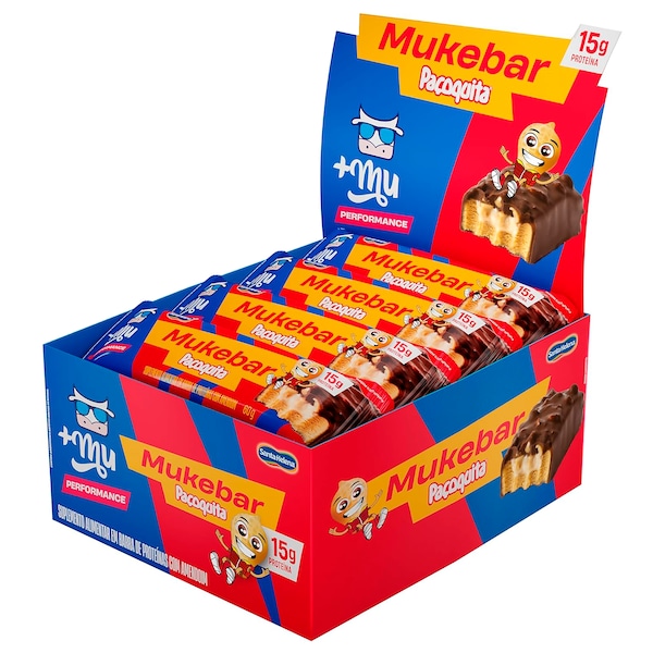 Vista 2 Caixa MU Mukebar Paçoquita com 12 Unidades +Mu NAO SE APLICA +Mu NAO SE APLICA