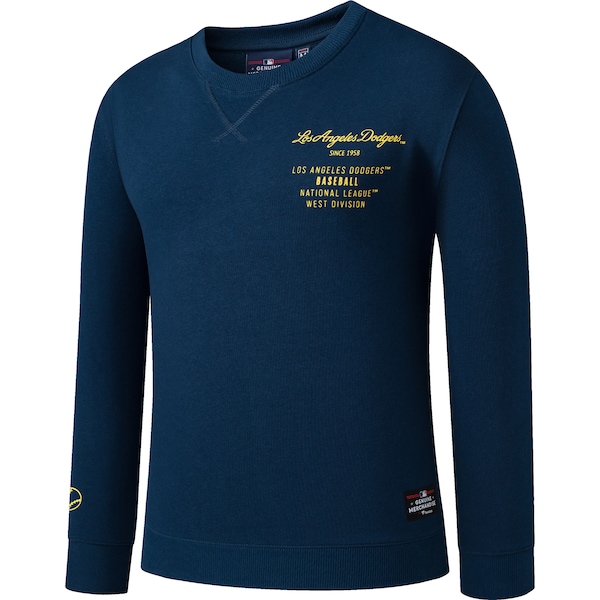 Blusão Gola Careca Fanatics MLB Los Angeles Dodgers 3 Masculino