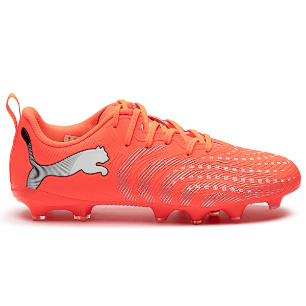 Vista 2 Chuteira de Campo Infantil PUMA Future 9 Play LARANJA/PRATA Puma LARANJA/PRATA