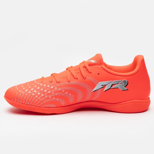Vista 3 Chuteira Futsal Adulto PUMA Future 9 Play LARANJA/PRATA Puma LARANJA/PRATA
