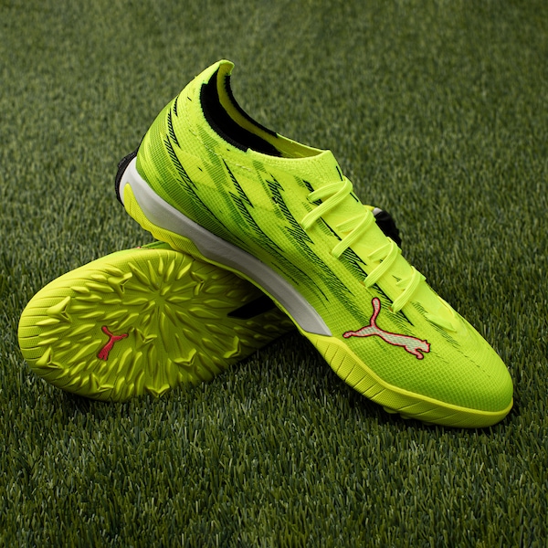 Vista 3 Chuteira Society Adulto PUMA Ultra 6 Match AMARELO/LARANJA Puma AMARELO/LARANJA