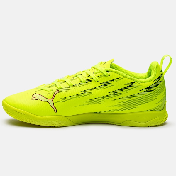 Vista 3 Chuteira Futsal Infantil PUMA Ultra 6 Play AMARELO/LARANJA Puma AMARELO/LARANJA