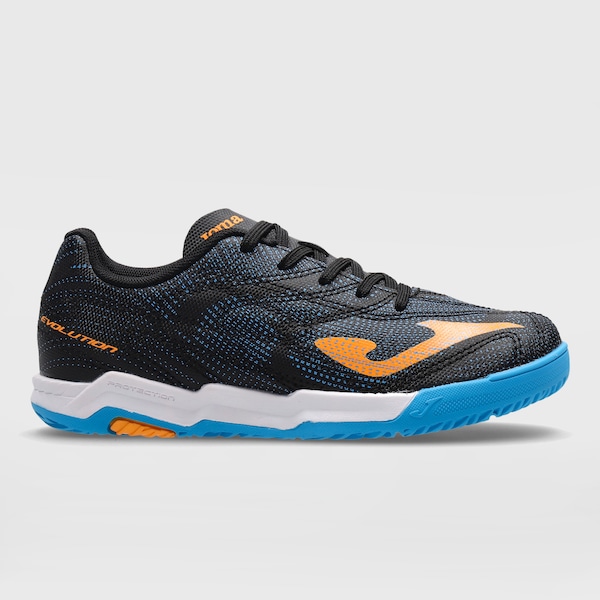 Chuteira Futsal Infantil Joma Evolution | Cor: PRETO | Tamanho: 31