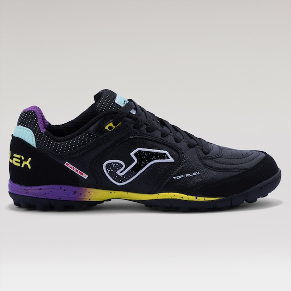 Chuteira Society Adulto Joma Top Flex | Cor: PRETO | Tamanho: 42
