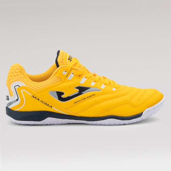 Chuteira Futsal Adulto Joma Maxima | Cor: AMARELO ESCURO | Tamanho: 39