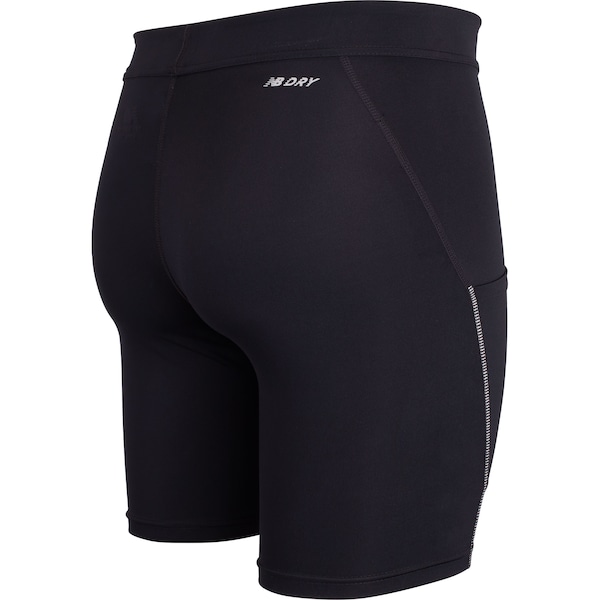 Vista 3 Bermuda New Balance Accelerate Masculina PRETO New Balance PRETO