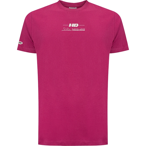 Camiseta HD Aurora Surf H0237 Masculina | Cor: VINHO | Tamanho: P