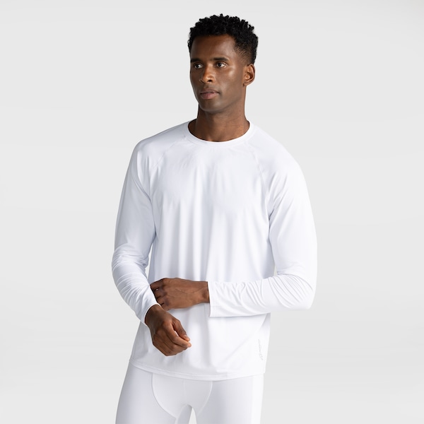 Camisa Manga Longa Adams Compressão Alta Masculina | Cor: BRANCO | Tamanho: GG