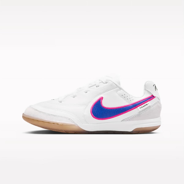 Vista 3 CHUTEIRA FUTSAL JR TIEMPO STREETGATO Nike BRANCO/AZUL Nike BRANCO/AZUL