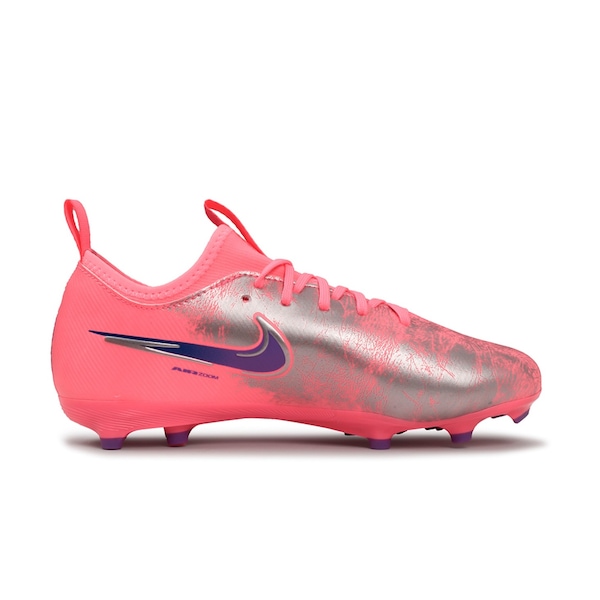 Chuteira de Campo Infantil Nike Mercurial Zoom Vapor 16 Academy | Cor: ROSA/AZUL | Tamanho: 34