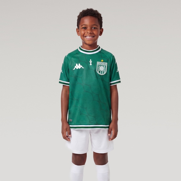 Camisa Kappa do Gama I 26 Torcedor - Juvenil | Cor: VERDE | Tamanho: 14