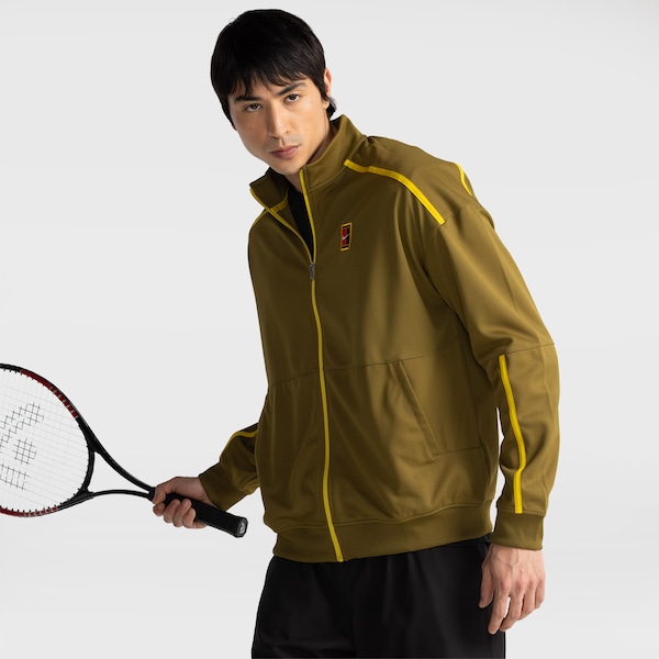 Blusão Nike Heritage Suit Jkt Masculino | Cor: AMARELO ESC/AMARELO | Tamanho: M
