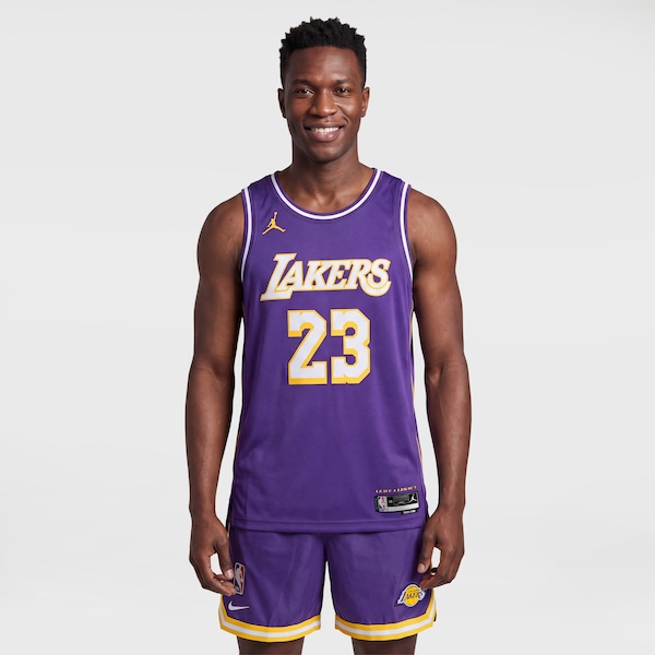 Camiseta Regata Nike Los Angeles Lakers Dri-FIT Swingman Jersey Statement 2025 - Masculina | Cor: ROXO | Tamanho: G