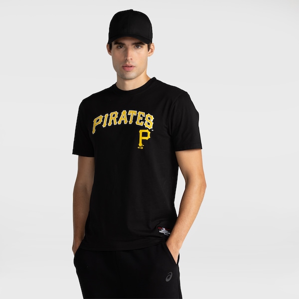 Camiseta Fanatics MLB Wordmark Pirates Masculina | Cor: PRETO | Tamanho: GG