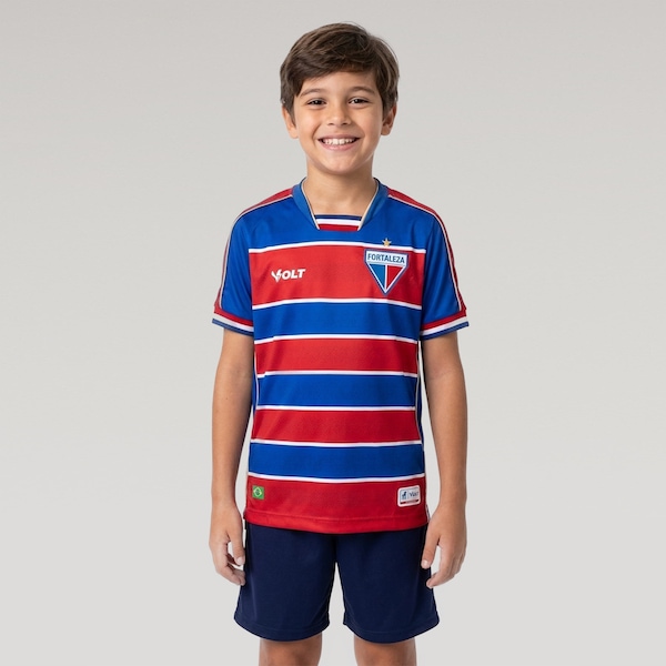 Camisa do Fortaleza I 2026 Torcedor Volt Infantil