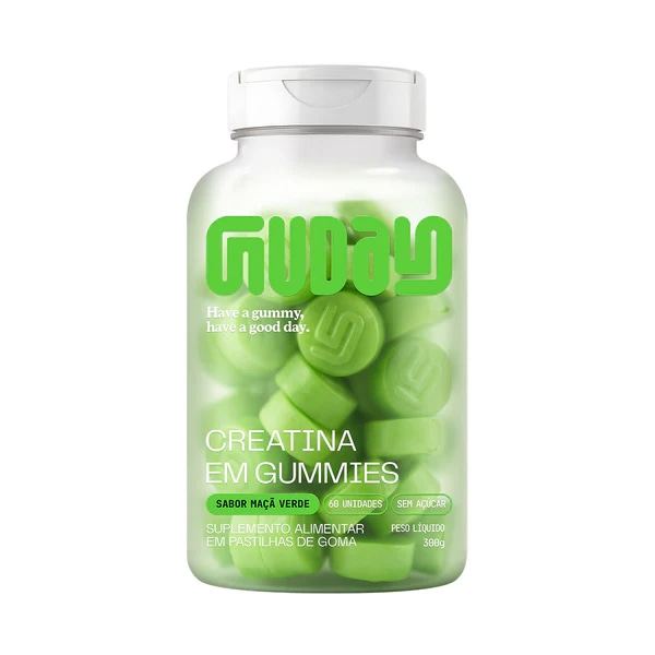 Creatina Guday Maçã Verde Pectina em Gomas - 60
