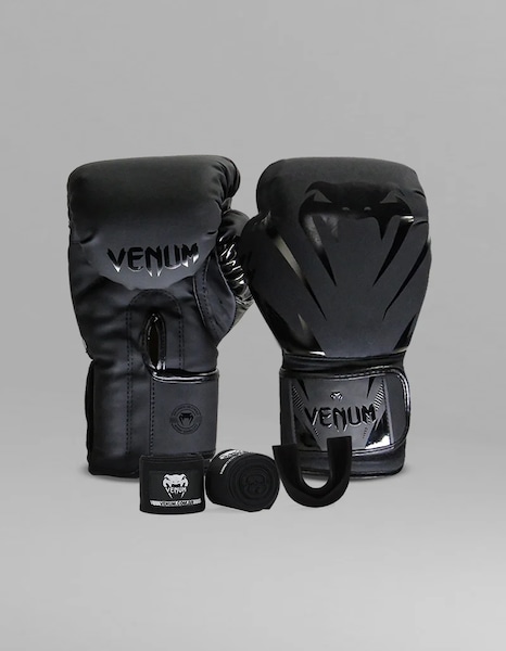 Kit Boxe Venum Luva 2M Bandagem Buca