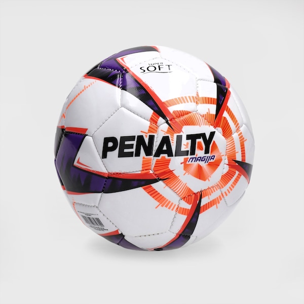 Minibola Penalty MAG11A T50 XXVI | Cor: BRANCO/LARANJA | Tamanho: único