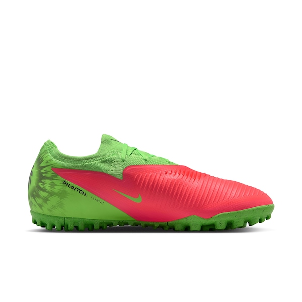Chuteira Society Adulto Nike Reactx Phantom 6 LowPro | Cor: ROSA/VERDE | Tamanho: 43