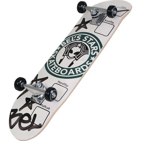 Skate Bel Estampa Centauro | Cor: BRANCO/VERDE | Tamanho: único