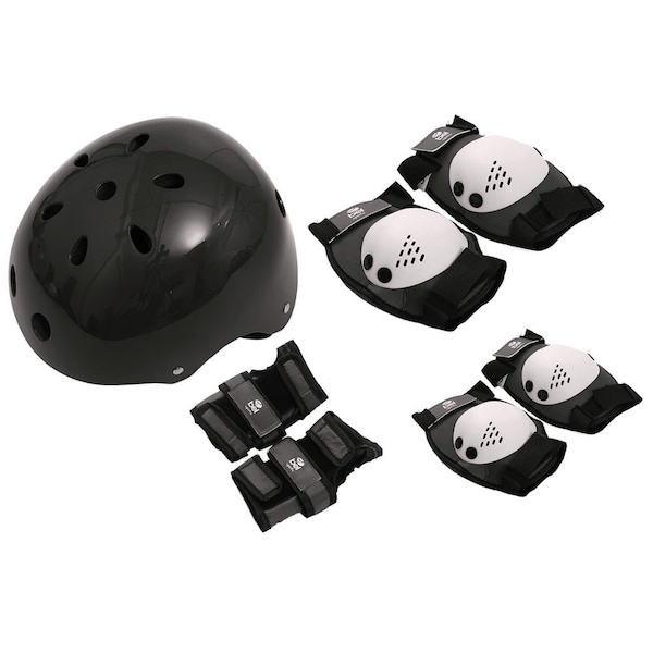 Kit de Proteção Bel Radical Premium Adulto | Cor: PRETO | Tamanho: único