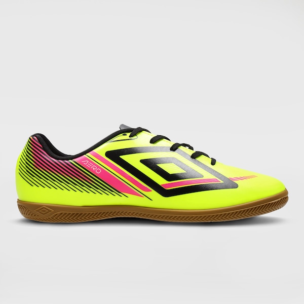 Chuteira de Futsal Adulto Umbro Aero | Cor: AMARELO/PRETO | Tamanho: 37