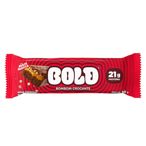 Barra de Proteína BOLD Bombom Crocante 60g
