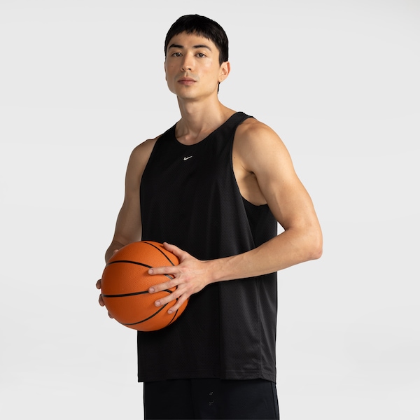 Camiseta Regata de Basquete Nike Jersey SI Prac Mesh Masculina | Cor: PRETO | Tamanho: M