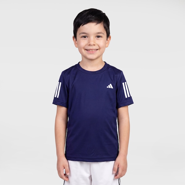 Camiseta adidas Club 3 Listras Infantil