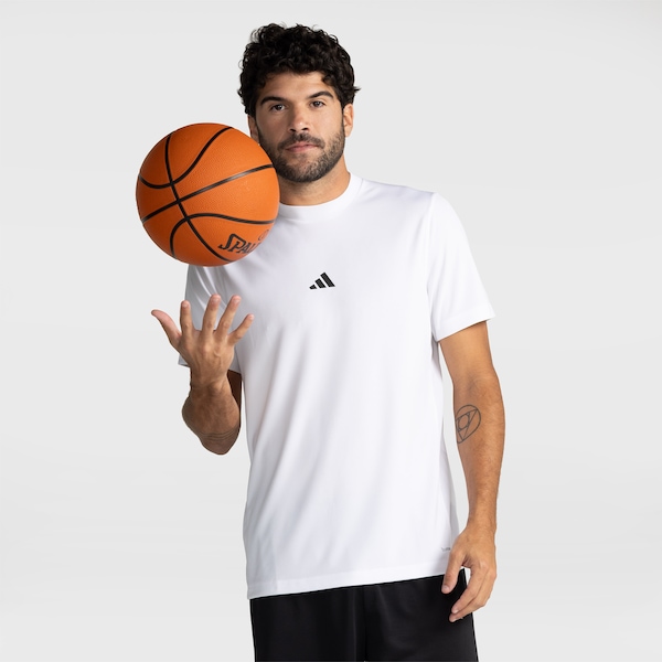 Camiseta adidas Crazy Alpha Masculina | Cor: BRANCO | Tamanho: GG