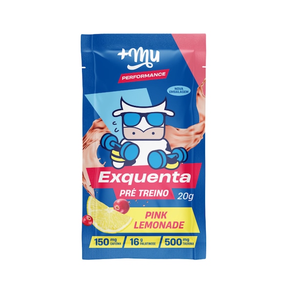 Pré-Treino Exque Muke Pink Lemonade 20g