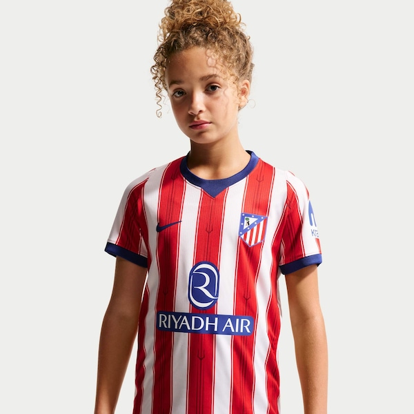 Camisa Atlético de Madrid I 2026/27 Nike Infantil | Cor: BRANCO/AZUL | Tamanho: GG