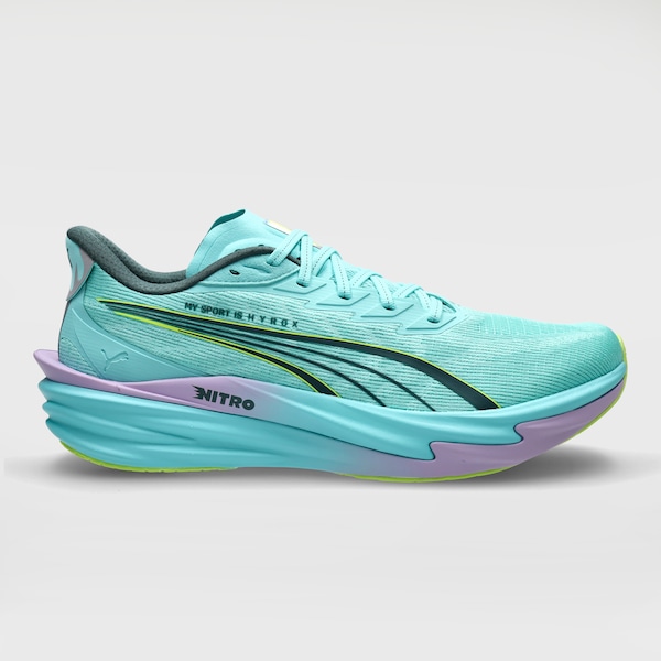Tênis Masculino Puma Deviate Nitro 4 X Hyrox | Cor: VERDE | Tamanho: 39