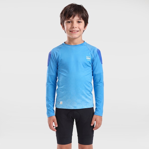 Camiseta de Proteção Unissex Nathor 0004 | Cor: AZUL | Tamanho: 2