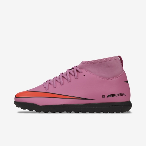 Vista 3 Chuteira Society Infantil Nike Jr Mercurial Superfly 10 Club ROSA/VERMELHO Nike ROSA/VERMELHO