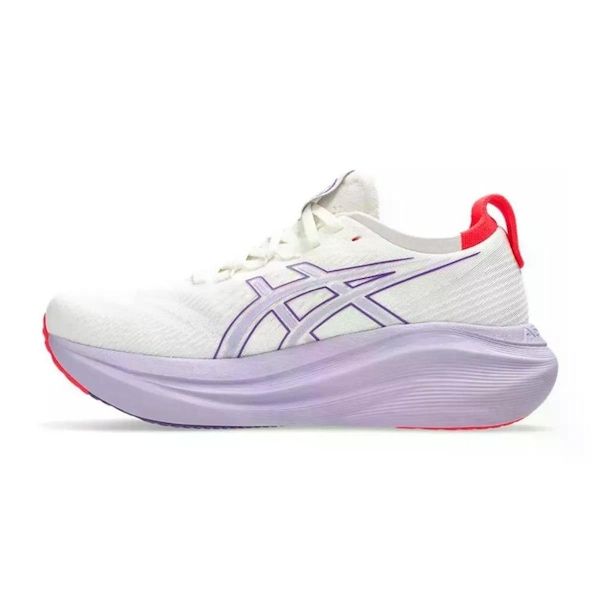 Vista 3 Tênis Asics Nimbus 27 Tokyo Feminino BEGE/BRANCO ASICS BEGE/BRANCO